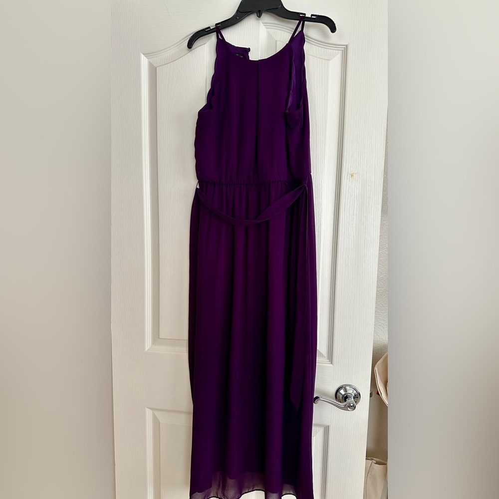 Beautiful plum party dress